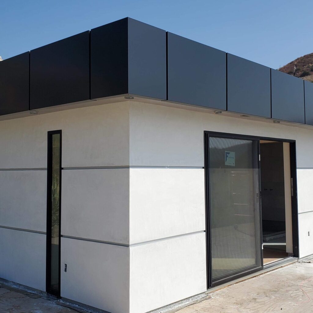 Aluminum composite panel facade in Los Angeles