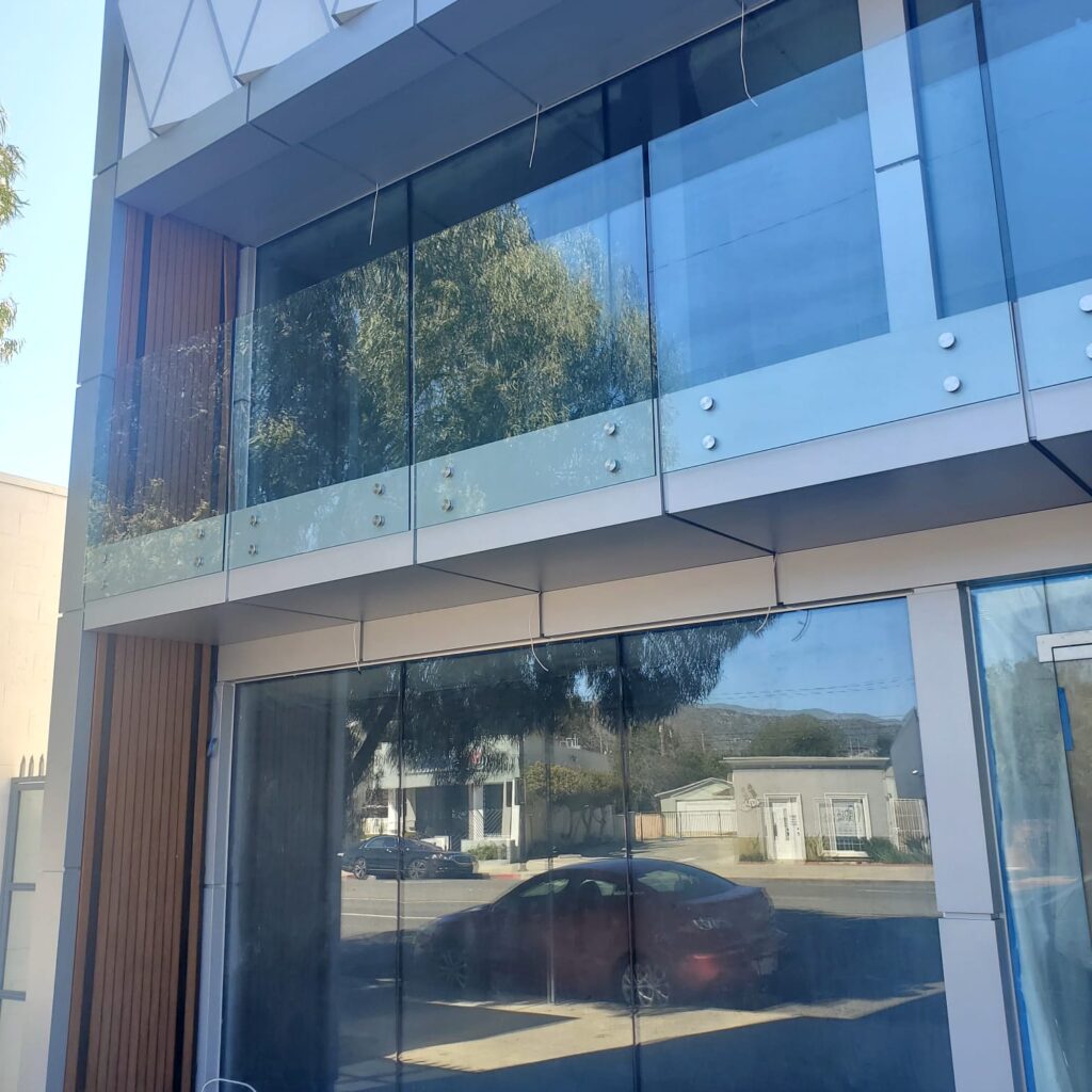 Commercial ACP facade cladding on dental office building in Los Angeles